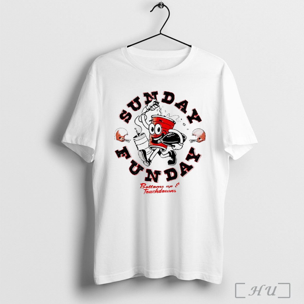 Officials Bottoms Up And Touchdowns Sunday Funday T Shirt