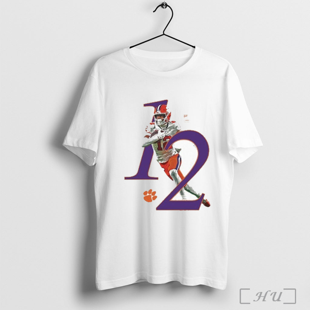 Officials Bryant Wesco Clemson Tigers 12 Series Nil T Shirt