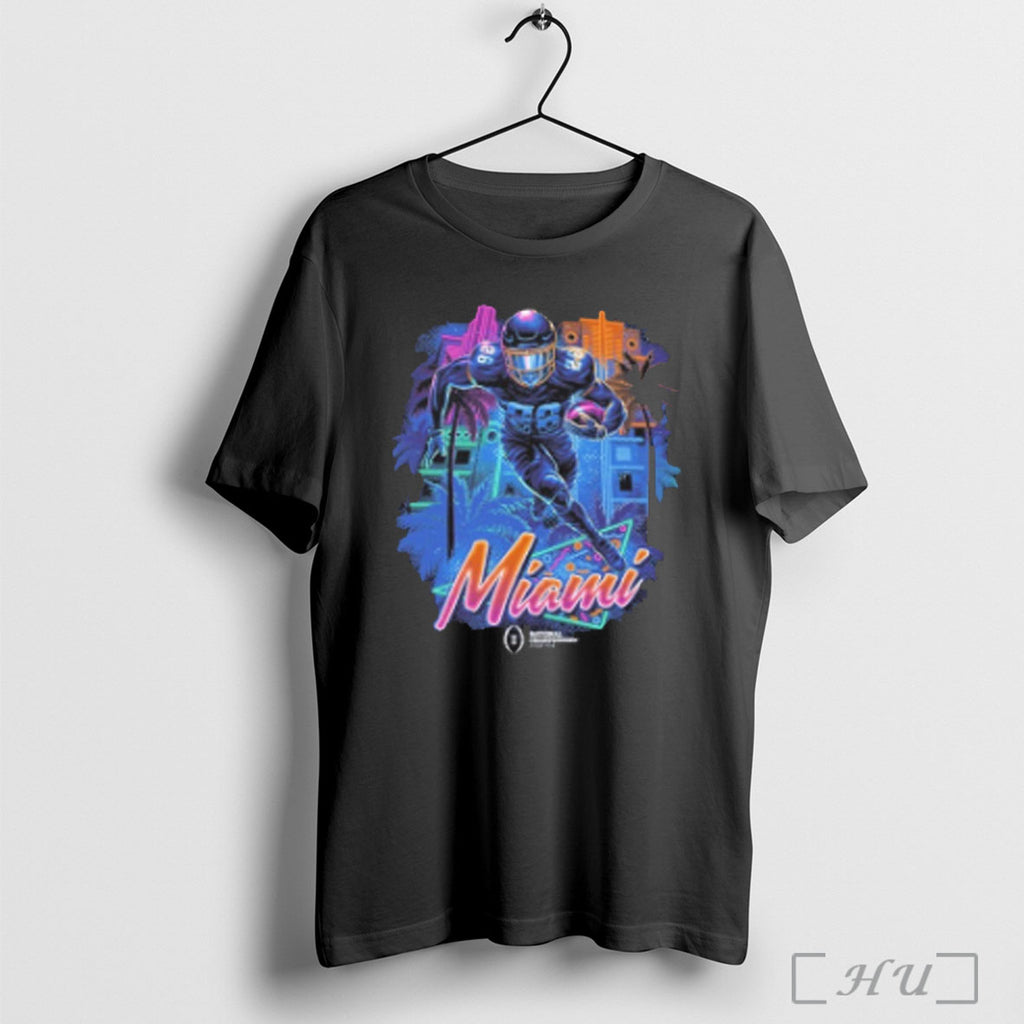 Officials Cfp National Championship Game 2026 Miami Neon Player T