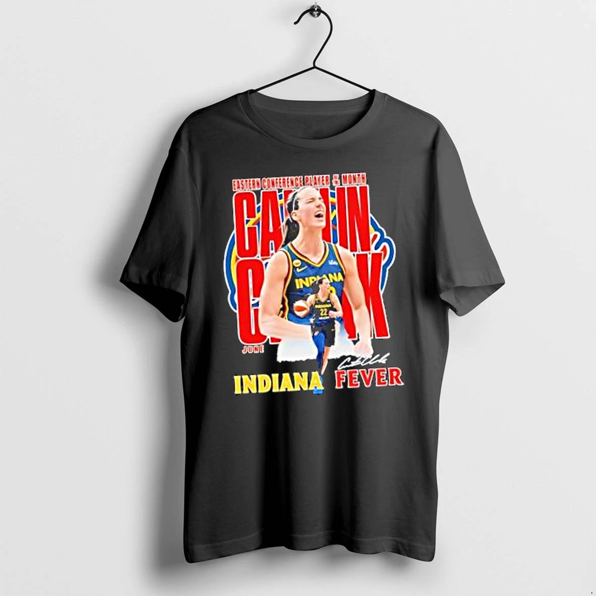 Officials Caitlin Clark Indiana Fever Eastern Conference Player Of The Month Signature Merch