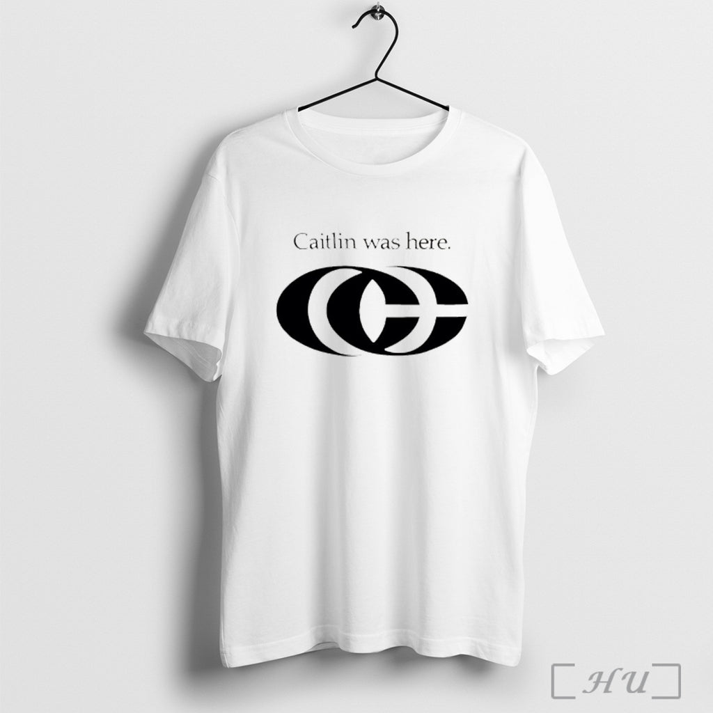 Officials Caitlin Was Here Big Logo 2025 White S T Shirt