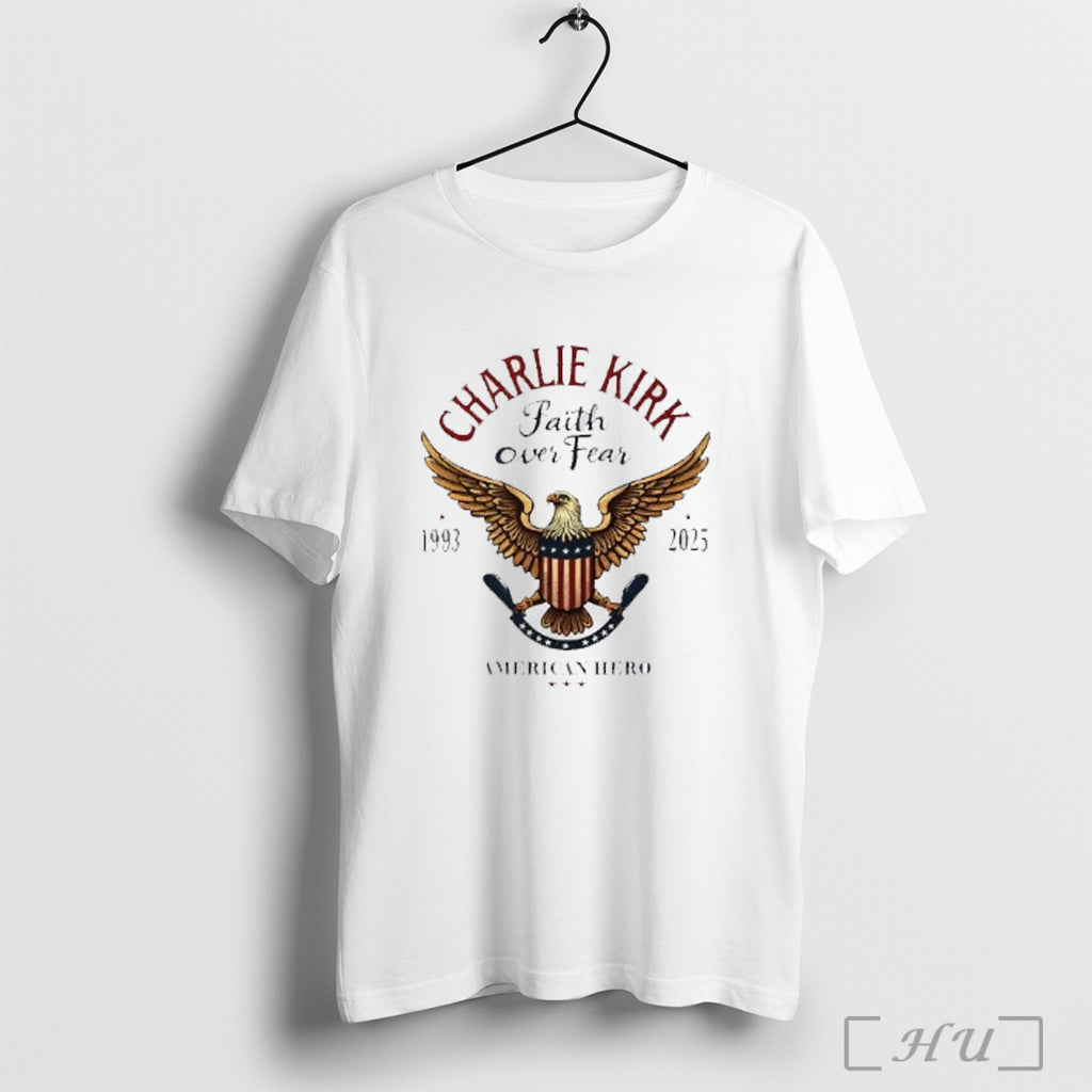 Officials Charlie Kirk American Hero Faith Over Fear 1993 2025 Turning Point Usa American Politics