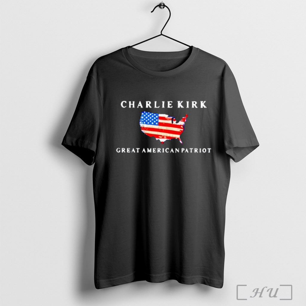 Officials Charlie Kirk Great American Patriot New T Shirt