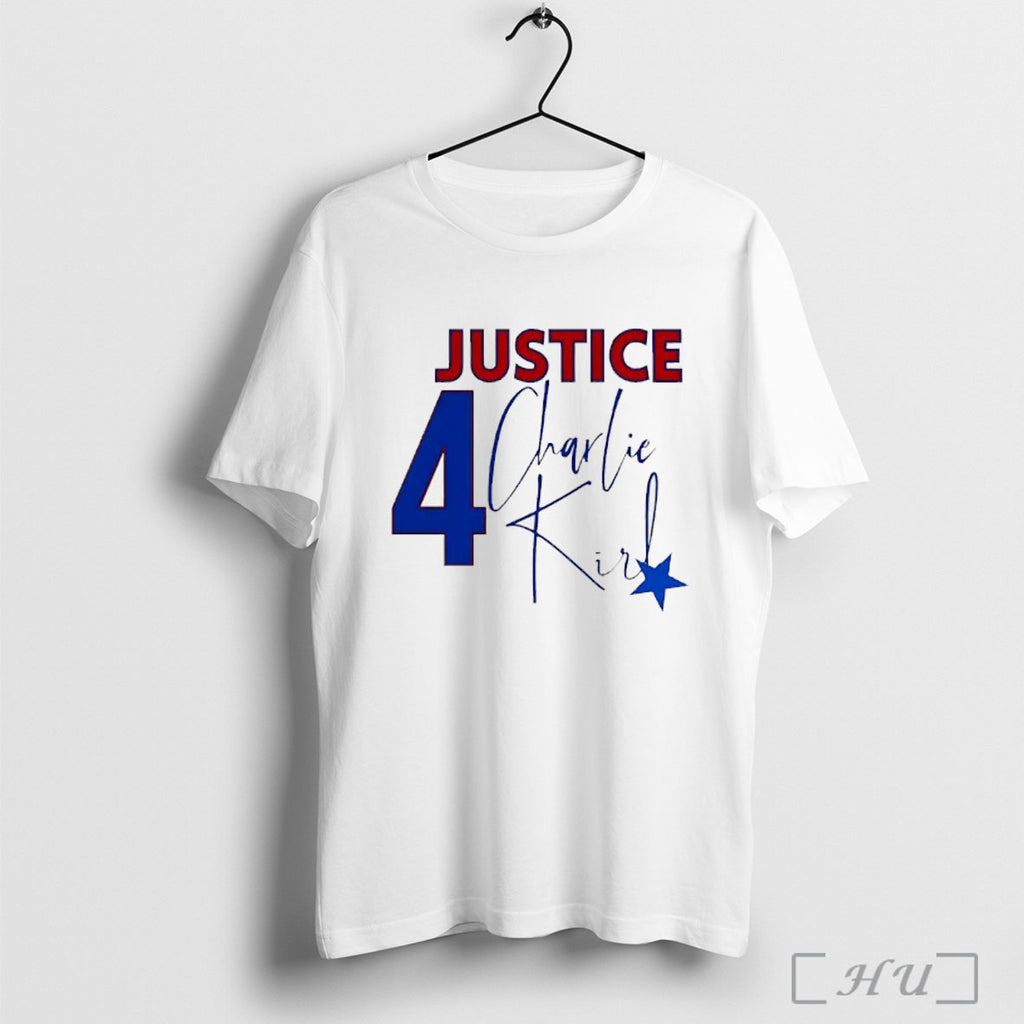Officials Charlie Kirk Justice Forever Memorial T Shirt