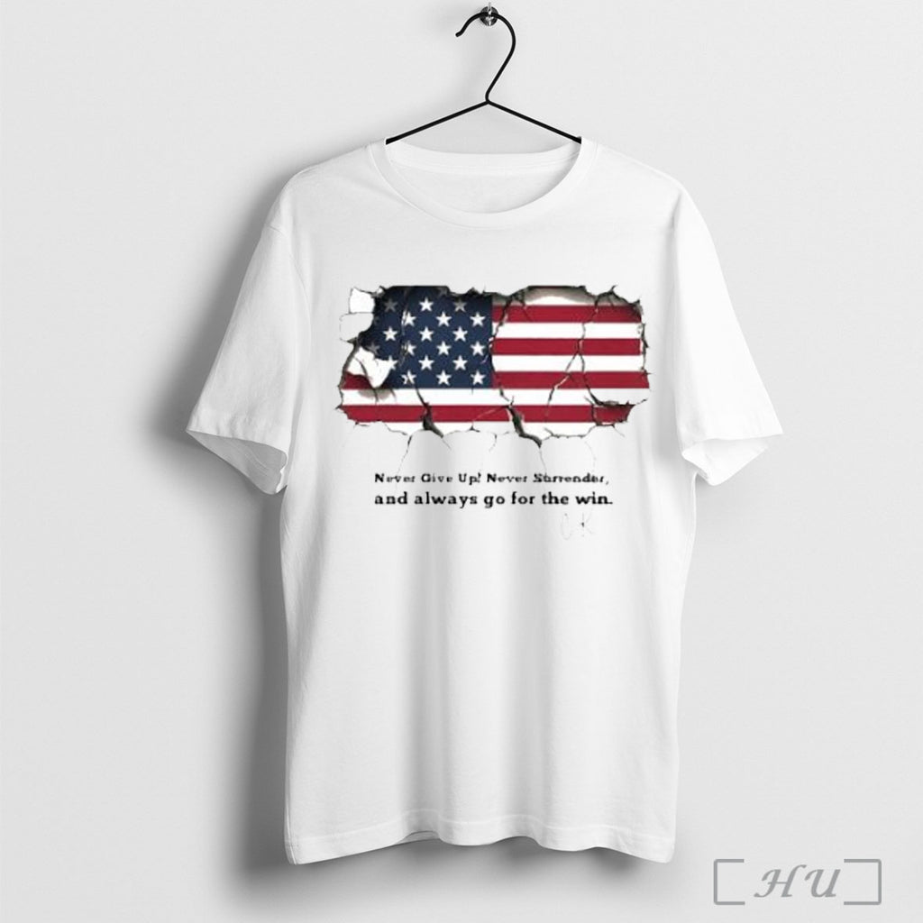 Officials Charlie Kirk Never Give Up Never Surrender And Always Go For The Win