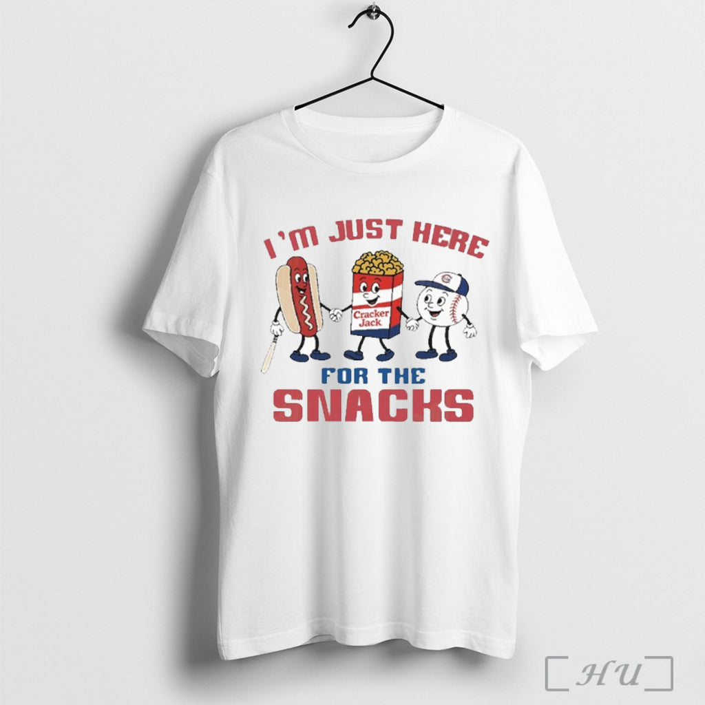Officials Chicago Cubs Cubbie Here For The Snacks T Shirt