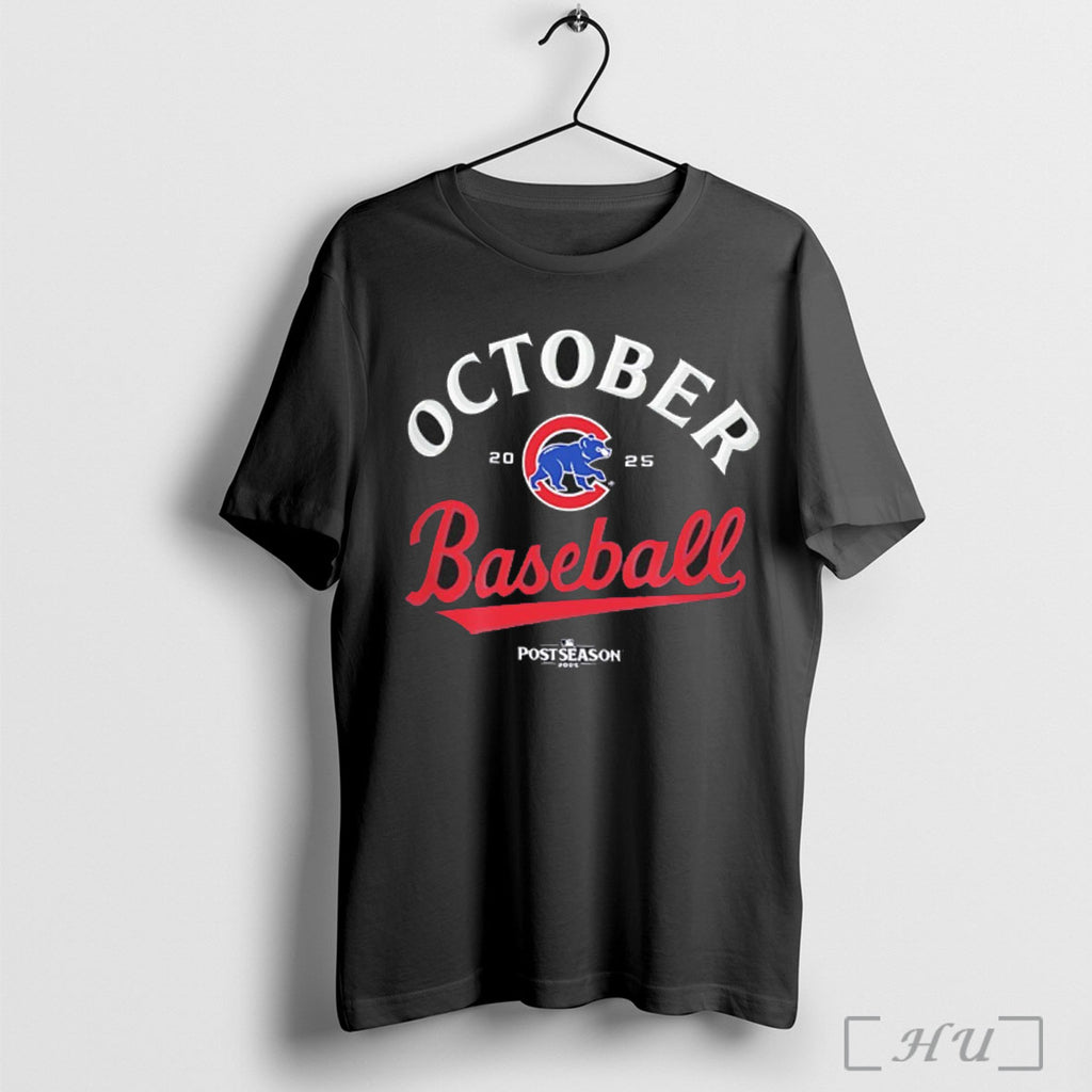 Officials Chicago Cubs October 2025 Mlb Postseason Clinched T Shirt