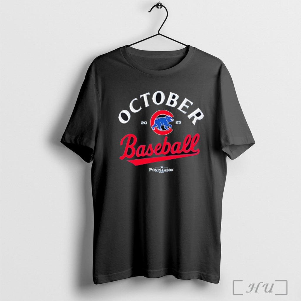 Officials Chicago Cubs October Baseball Postseason 2025 T Shirt