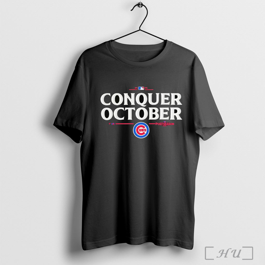 Officials Chicago Cubs Conquer October 2025 Mlb Postseason T Shirt