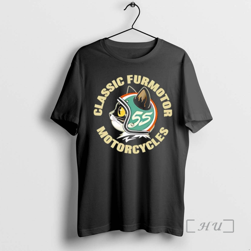 Officials Classic Furmotor Motorcycles Helmet Cat