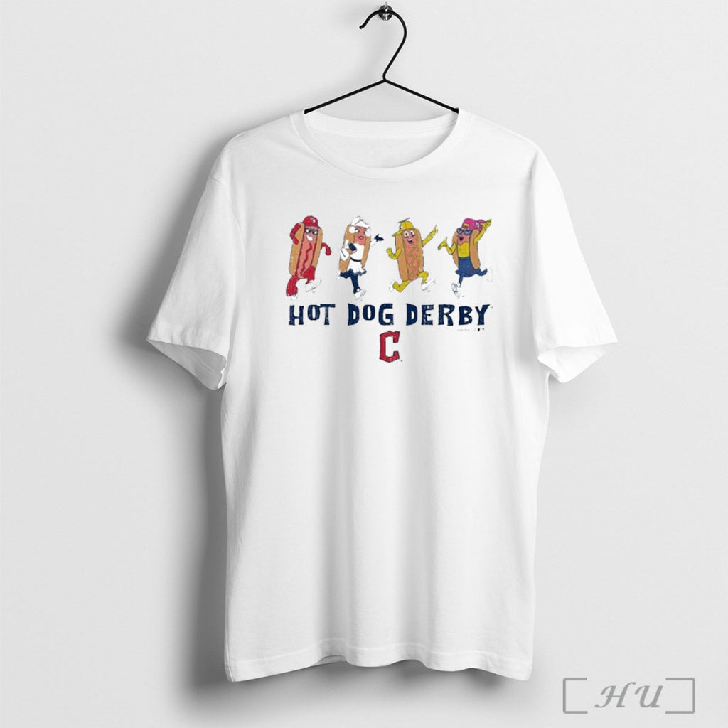 Officials Cleveland Guardians Hot Dog Derby T Shirt