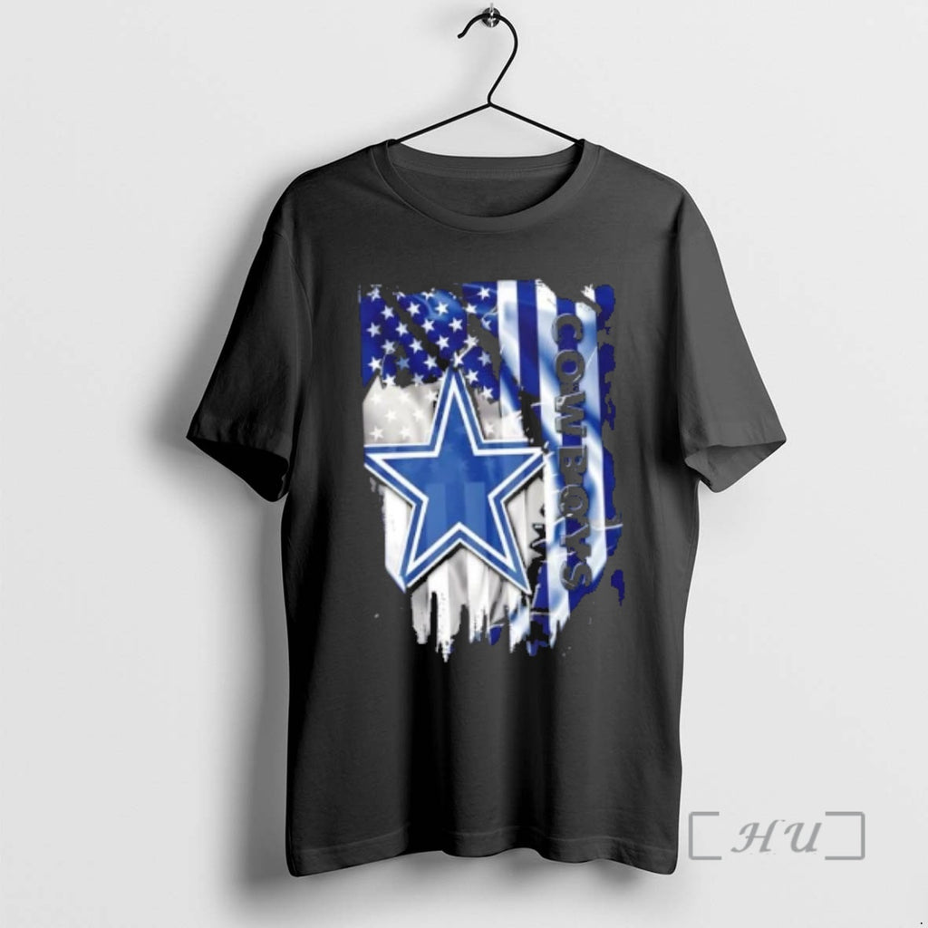 Officials Dallas Cowboys Football X American Flag
