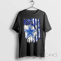 Officials Dallas Cowboys Football X American Flag