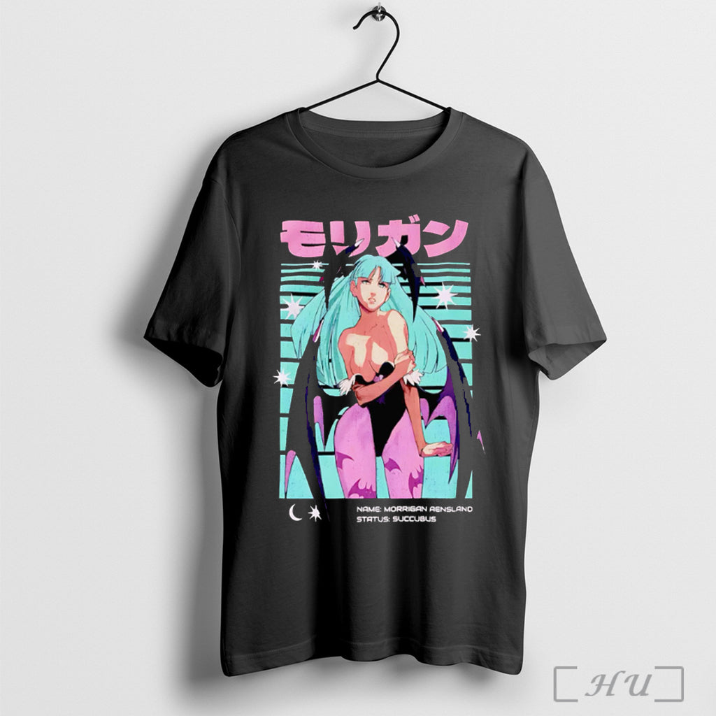 Officials Darkstalkers Morrigan Aensland T Shirt