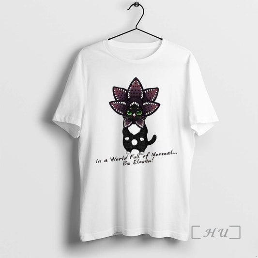 Officials Demogorgon Cat In A World Full Of Normal Be Eleven Cartoon Premium T Shirts Hoodie, Sweatshirt | WearSparks.com