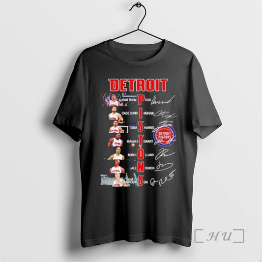 Officials Detroit Pistons Team Players Names And Signatures T-Shirts, Hoodie, Sweatshirt | WearSparks.com