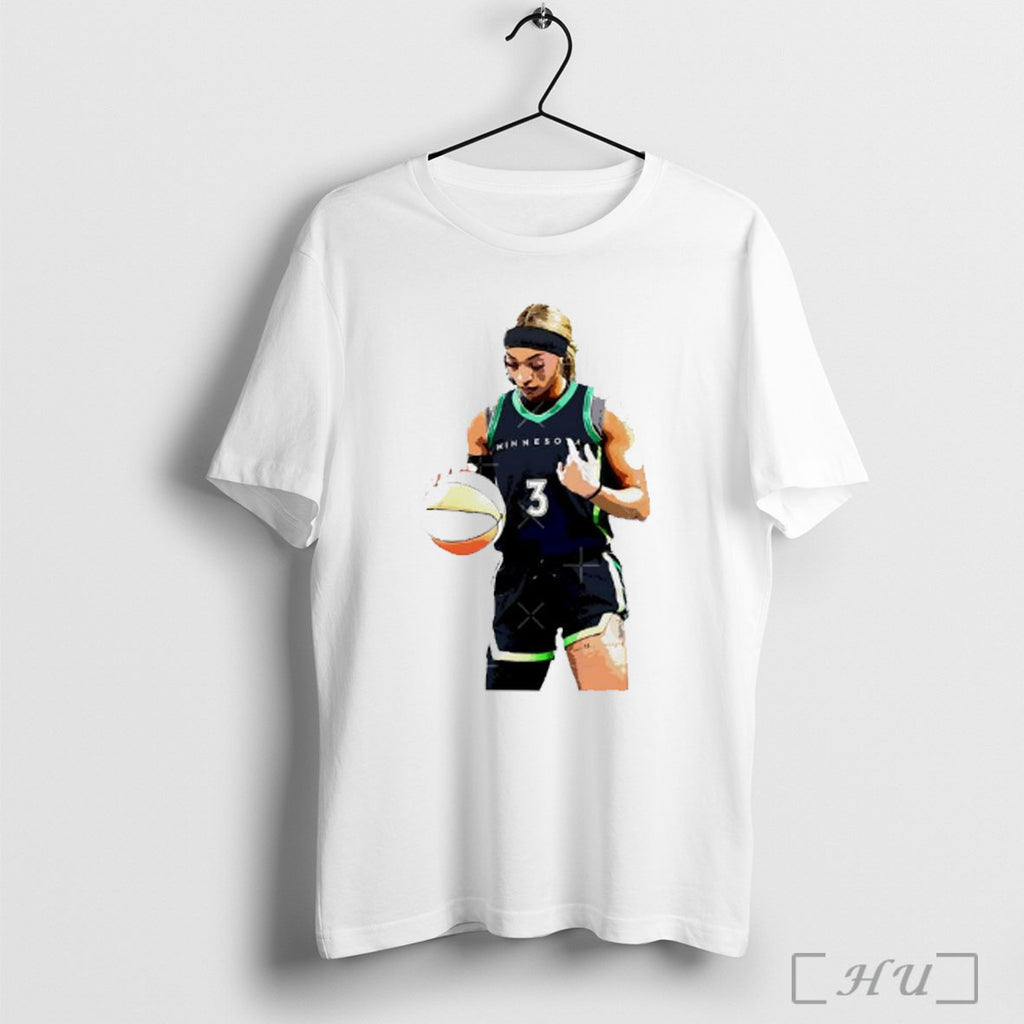 Officials Dijonai Carrington Minnesota Lynx Wnba Superstar Pose Graphic T Shirt
