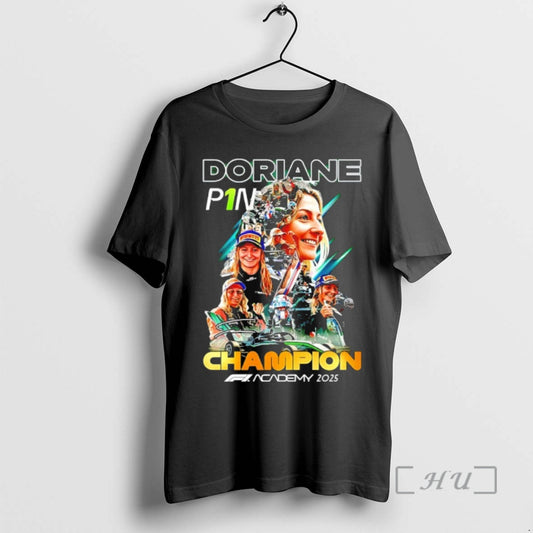 Officials Doriane Pin Won The 2025 F1 Academy Champions Signature T-Shirts, Hoodie, Sweatshirt | WearSparks.com
