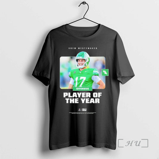 Officials Drew Mestemaker North Texas Mean Green 2025 Player Of The Year Premium T Shirts Hoodie, Sweatshirt | WearSparks.com