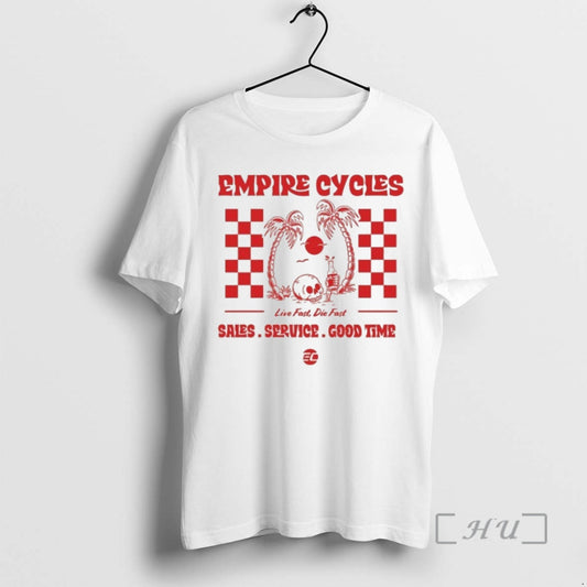 Officials Empire Cycles Live Fast Die Fast Skull T-Shirts, Hoodie, Sweatshirt | WearSparks.com