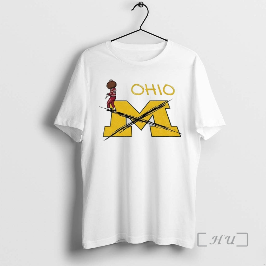 Officials Erase The M Ohio State Brutus Ohio State Snow Fan Football Game Day Premium