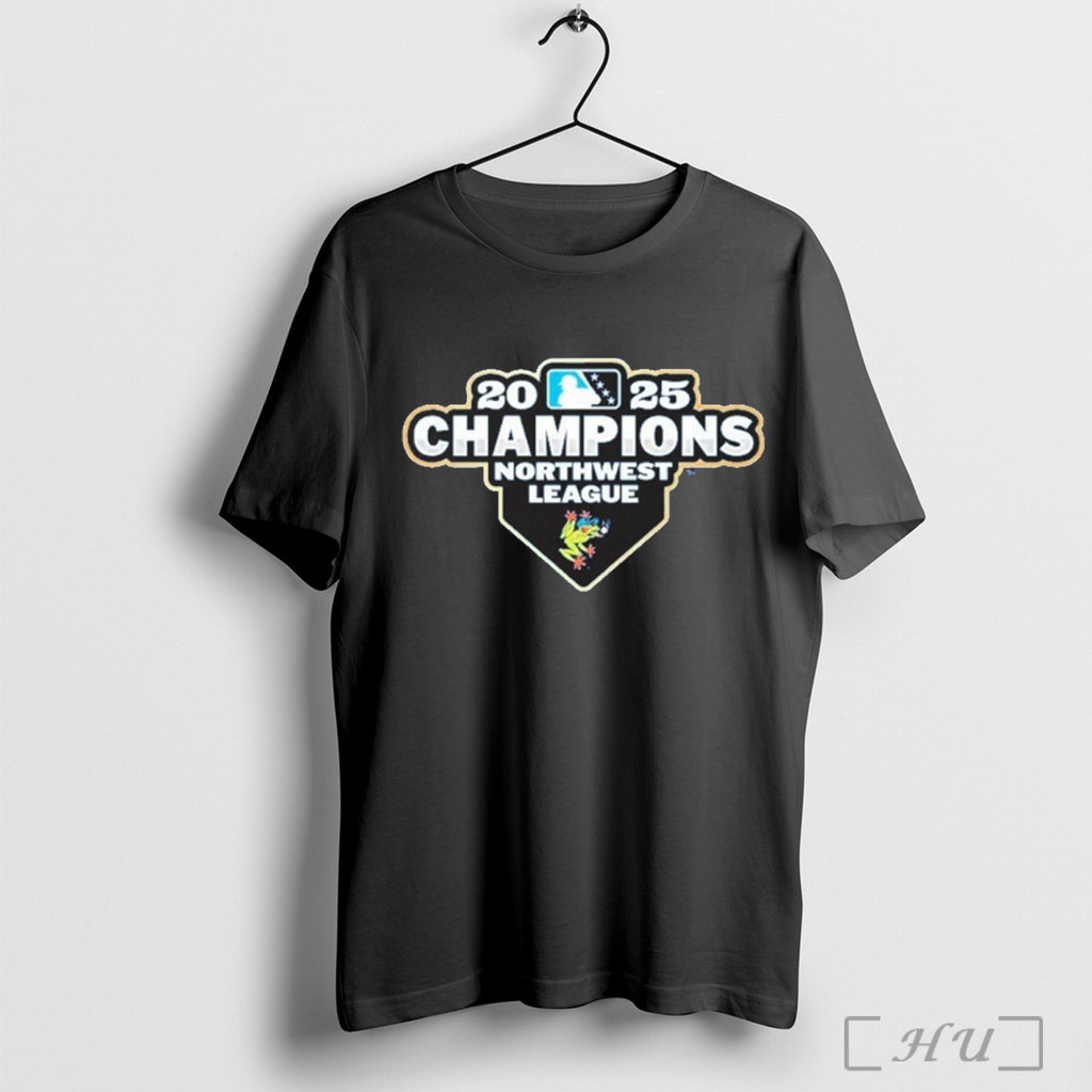 Officials Everett Aquasox 2025 Northwest League Champions Logo T Shirt