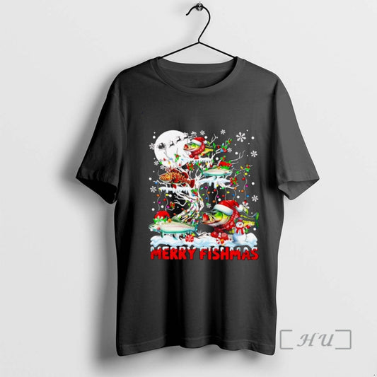 Officials Fishmas Lovely Christmas Fish On X Mas Tree T-Shirts, Hoodie, Sweatshirt | WearSparks.com