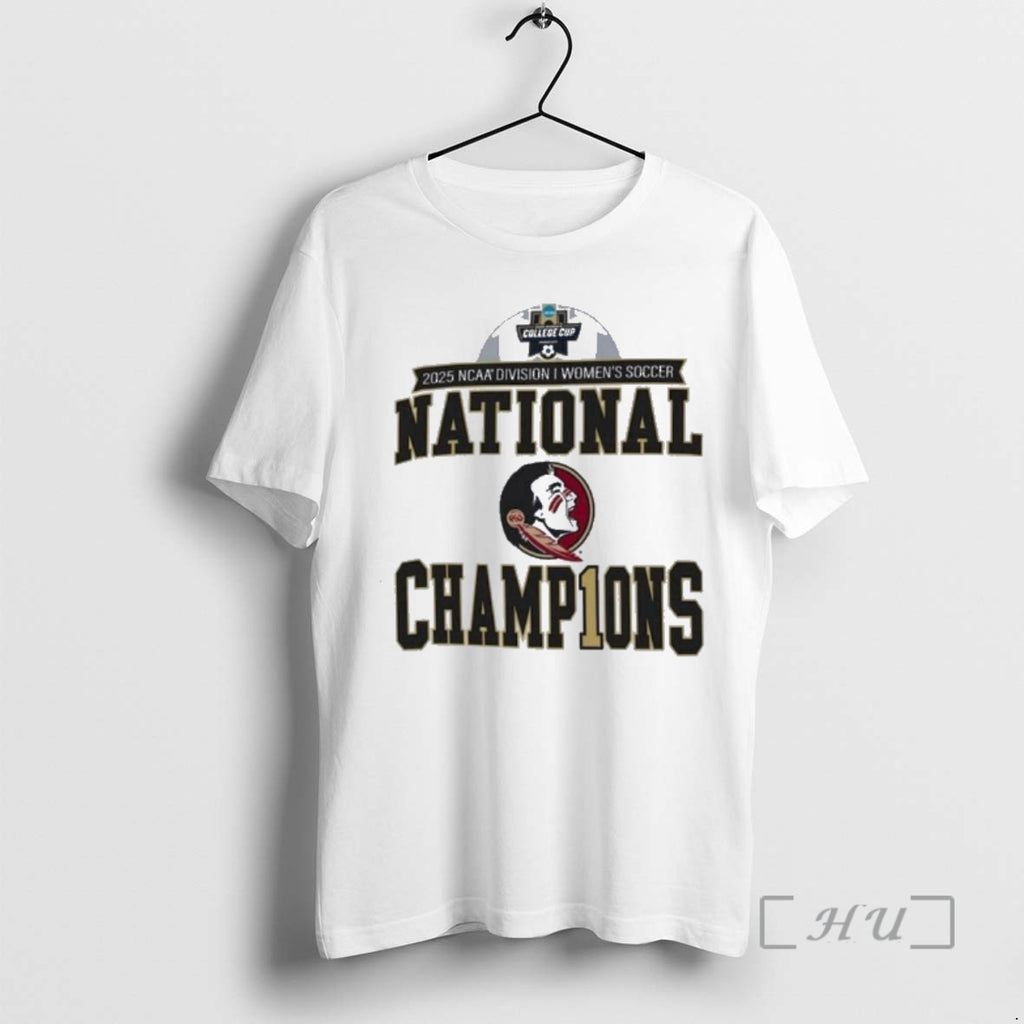 Officials Florida State Seminoles 2025 Ncaa Di Womens Soccer National Champions Premium T Shirts Sweater