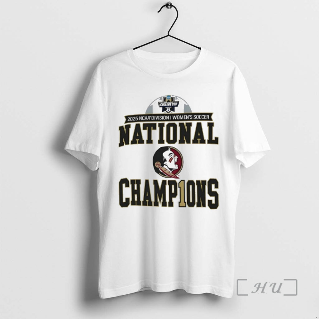 Officials Florida State Seminoles Ncaa Womens Soccer National Champions Locker Room 2025 Premium T Shirts