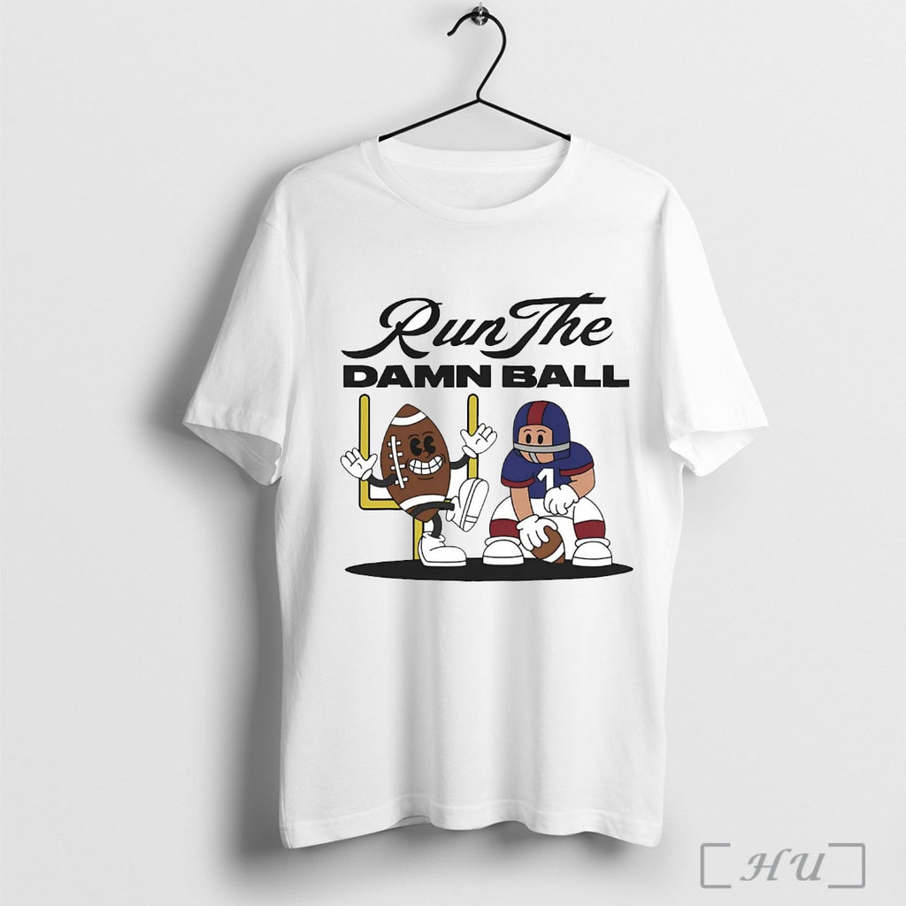 Officials Football Player Run The Damn Ball T Shirt