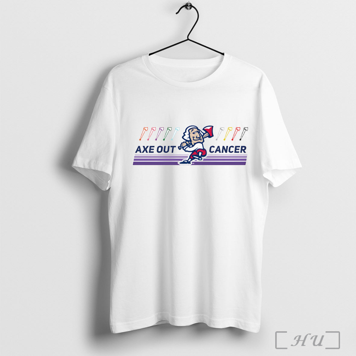 Officials Fredericksburg Nationals Axe Out Cancer T Shirt