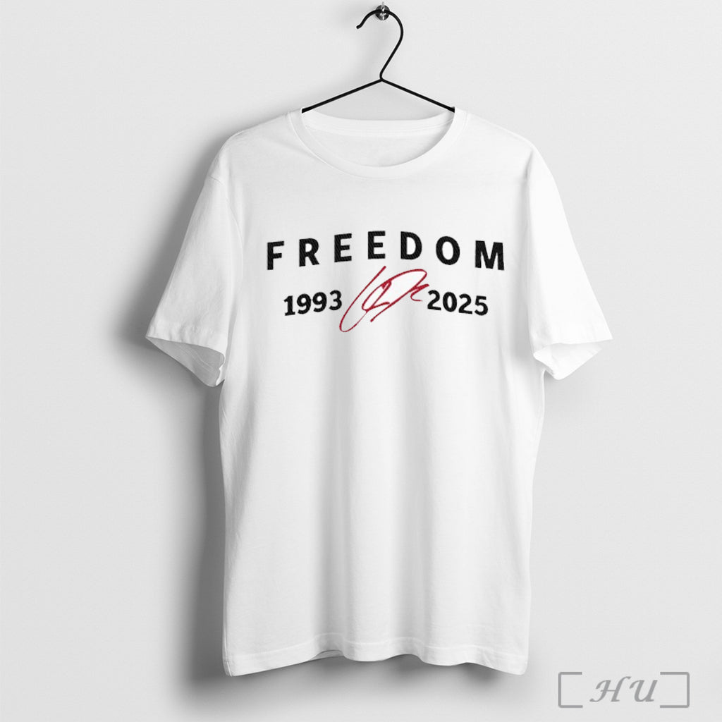 Officials Freedom Charlie Kirk 1993 2025 T Shirt