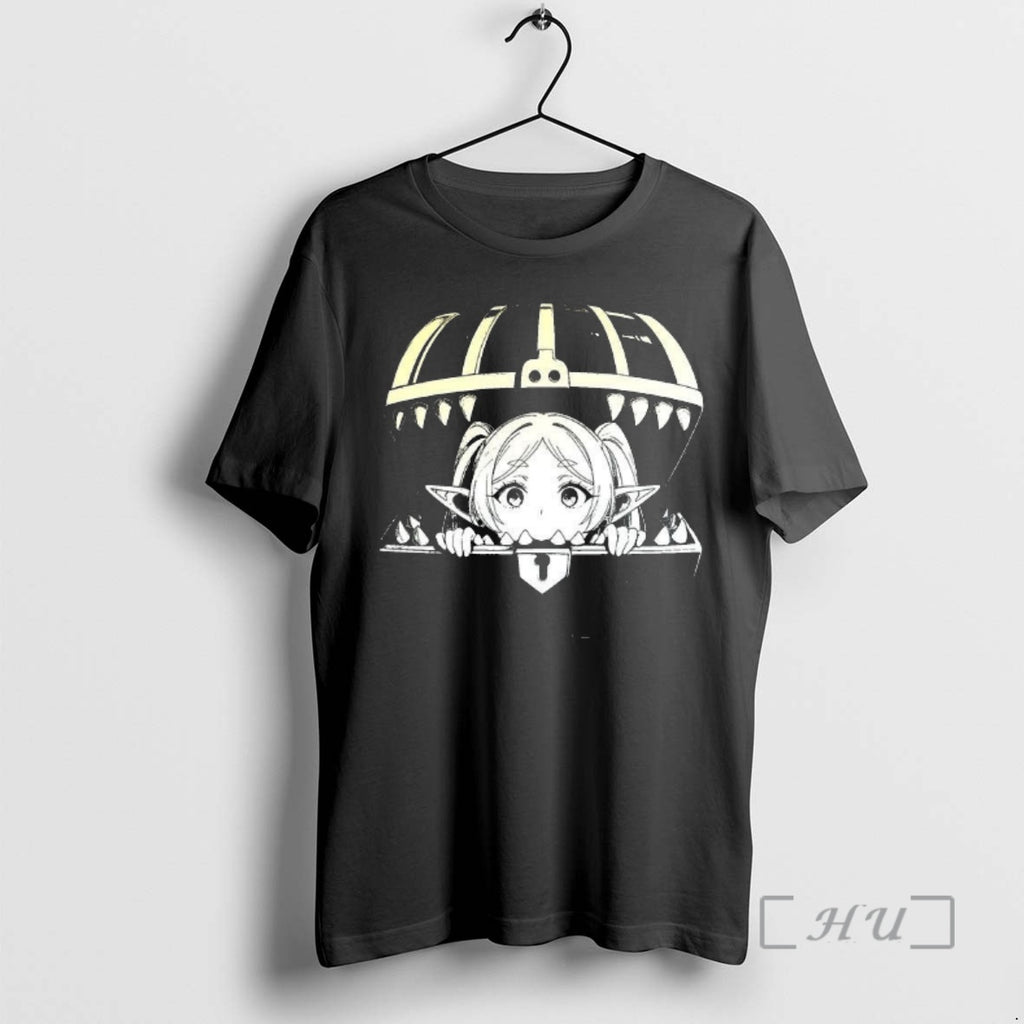Officials Frieren Frieren Beyond Journeys End Anime Hiding In Treasure Chests Premium T Shirts Sweater