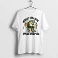 Officials Frog Sorry I Am Late I Was Pooping On Toilet Funny Animal