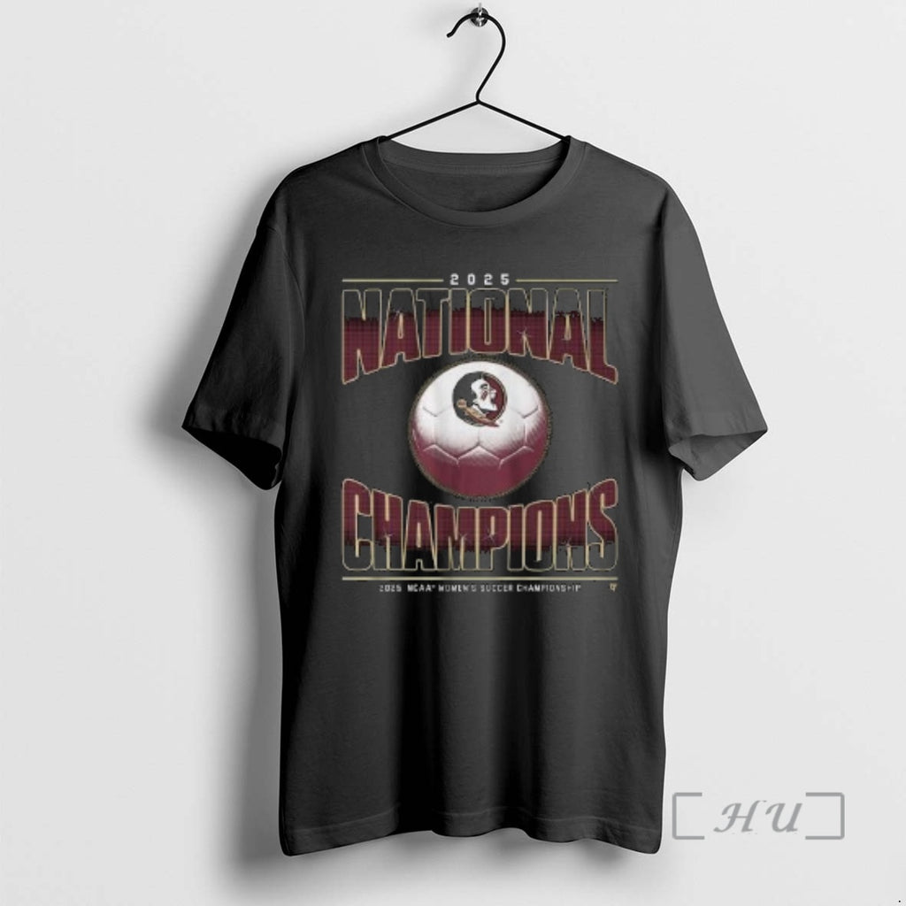 Officials Fsu Womens Soccer 2025 National Champions Circle Black