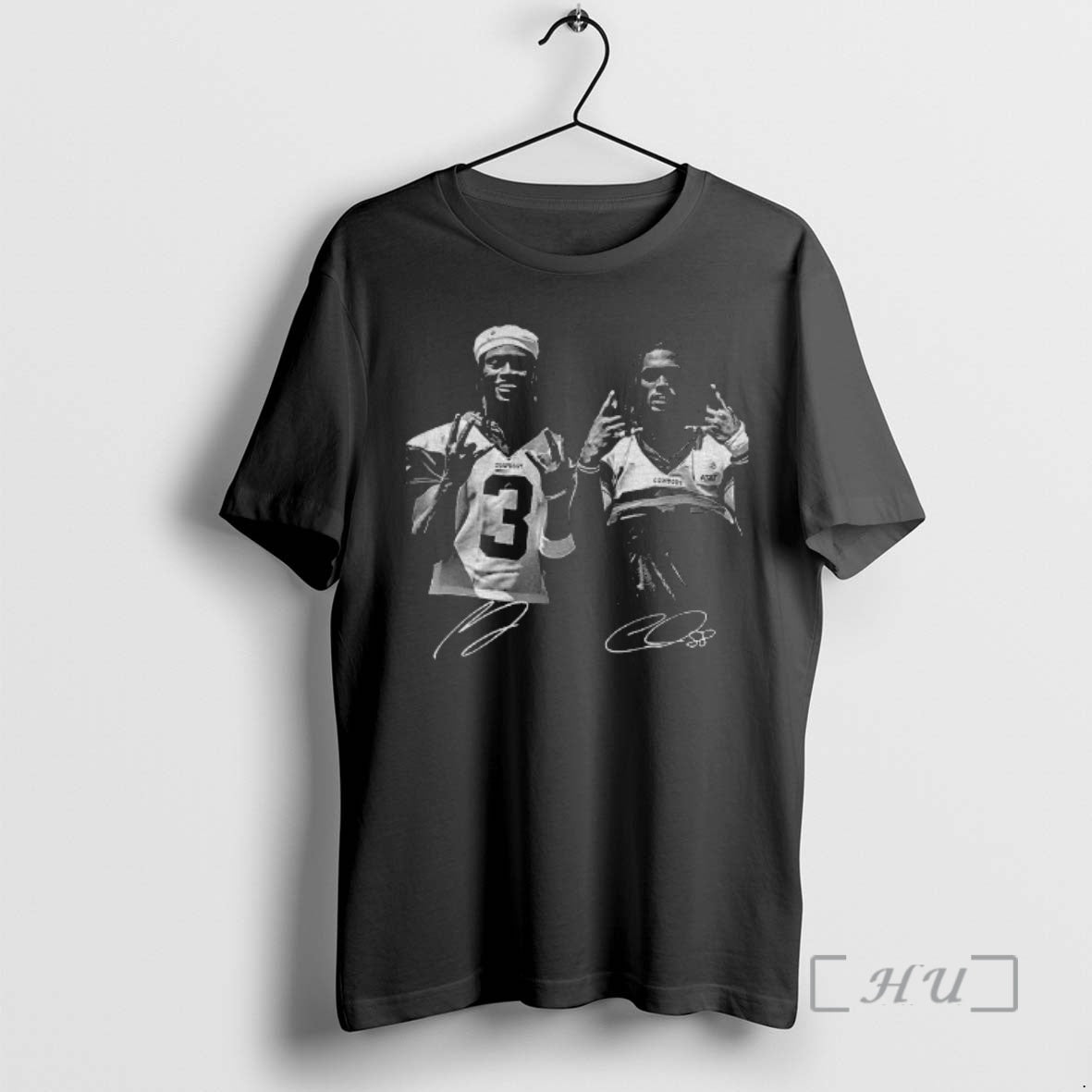 Officials George Pickens And Ceedee Lamb Dallas Football American Signature Graphic Premium T Shirts Sweater Hoodie,...