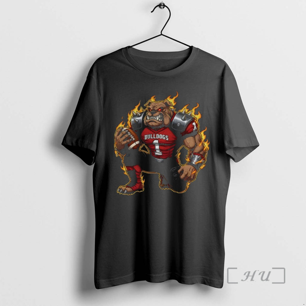 Officials Georgia Bulldogs Fiery Mascot