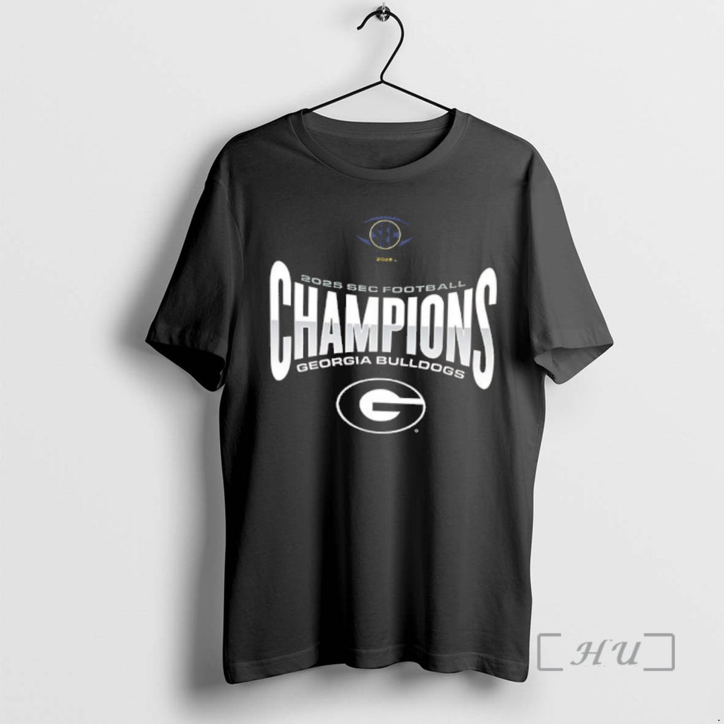 Officials Georgia Bulldogs Sec Football Champions 2025 2 Sided