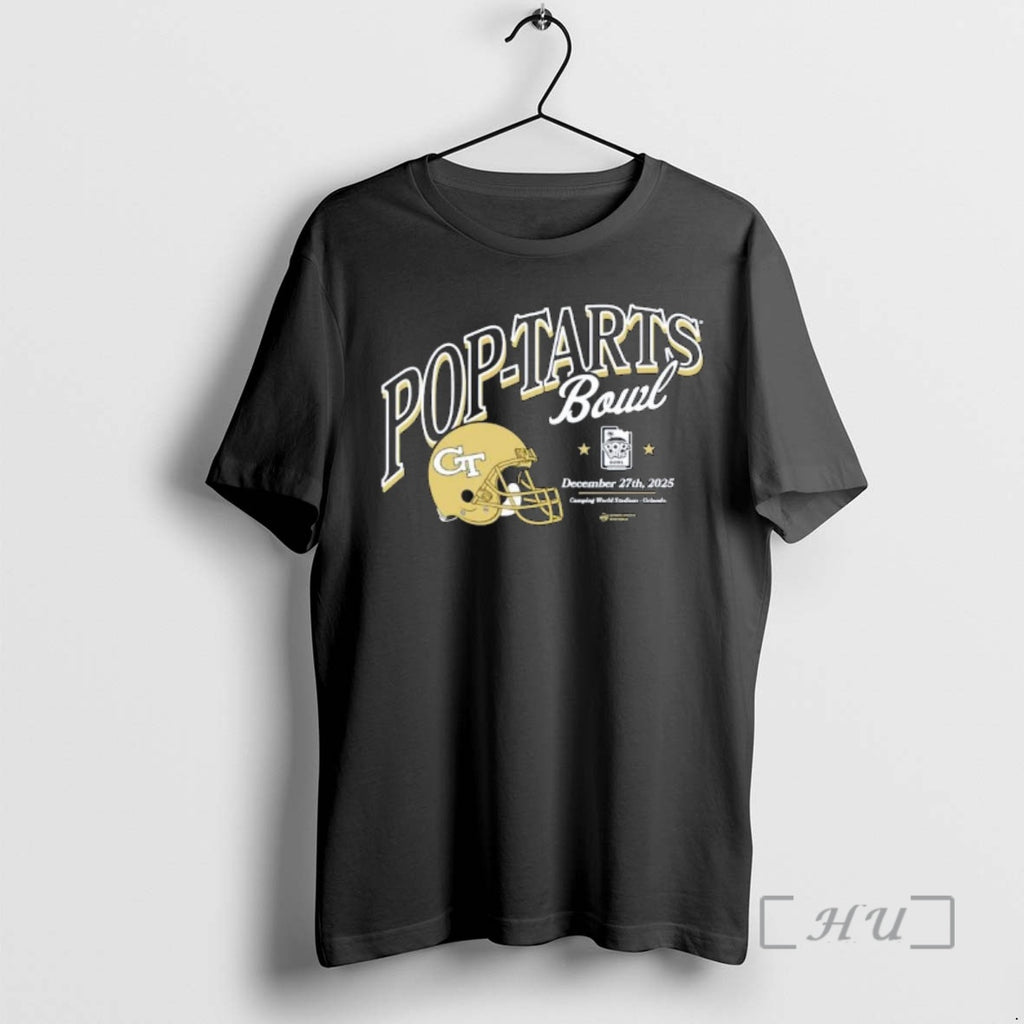 Officials Georgia Tech Yellow Jackets 2025 Pop Tarts Bowl Helmet Ornaments Premium T Shirts Sweater