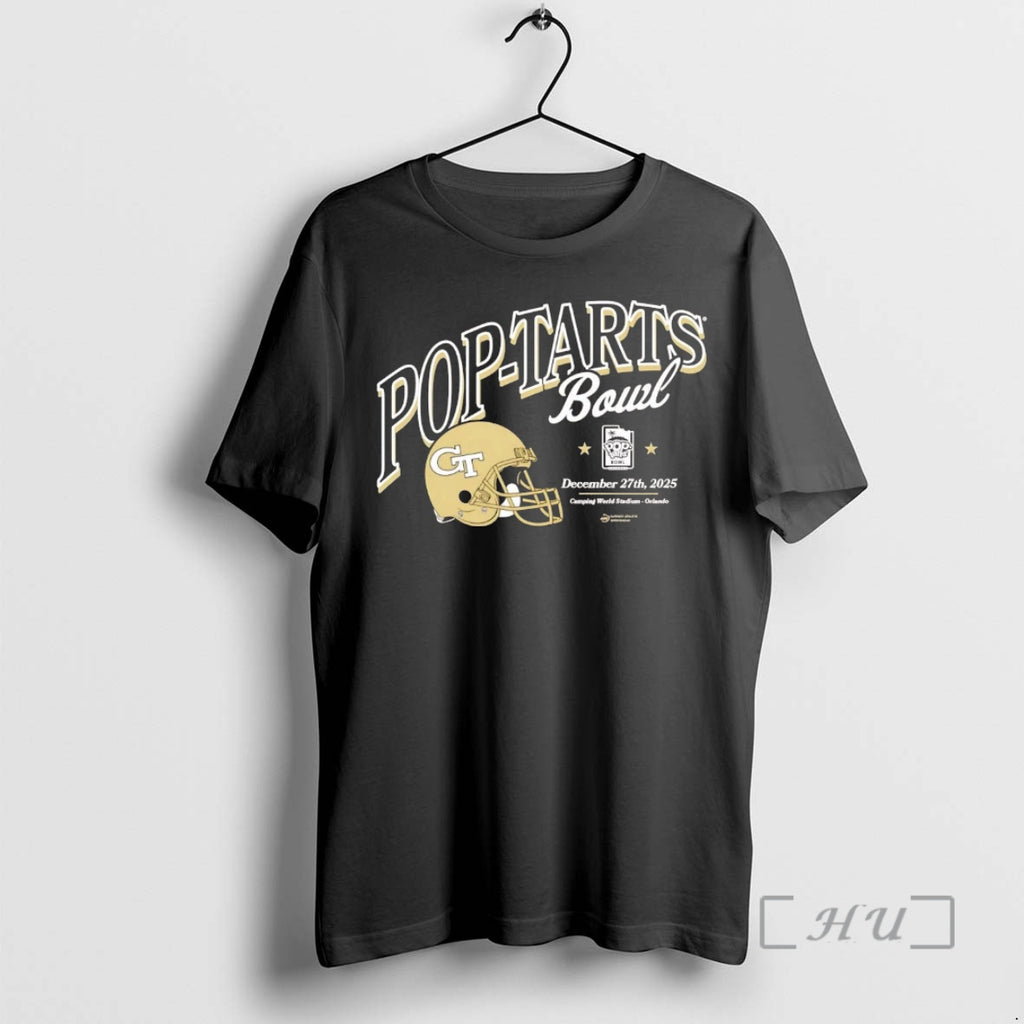 Officials Georgia Tech Yellow Jackets 2025 Pop Tarts Bowl Helmet Chriast Premium T Shirts Sweater