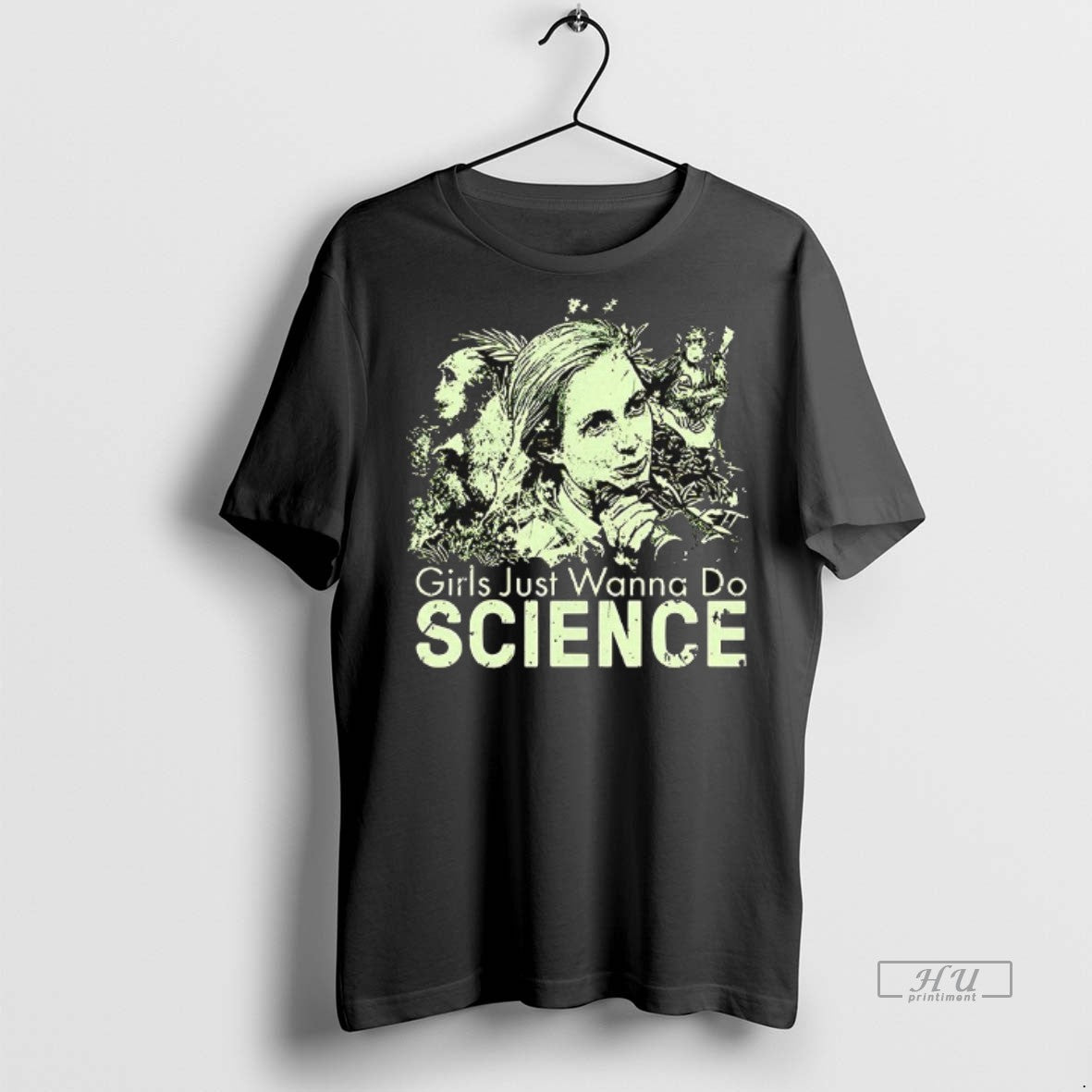 Officials Girls Just Wanna Do Science Jane Goodall T Shirt Sweater