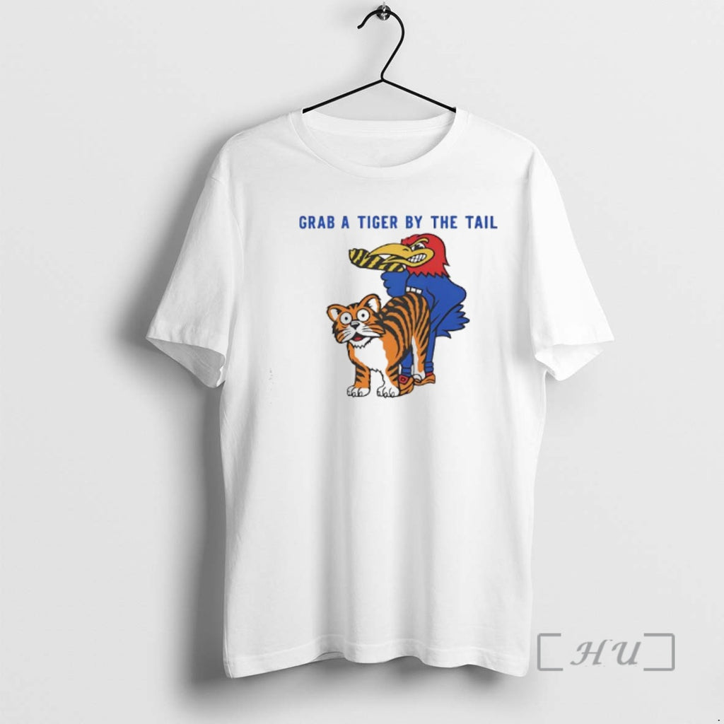 Officials Grab A Tiger By The Tail Kansas Vs Missouri Rivalry Premium T Shirts Sweater