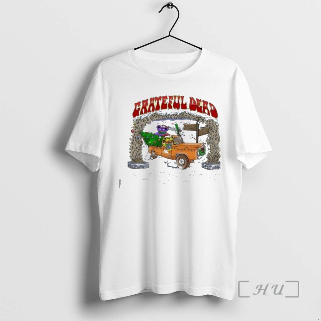 Officials Grateful Dead X Peter Forsythe Truckin Through The Snow 2025 Premium T Shirts Sweater