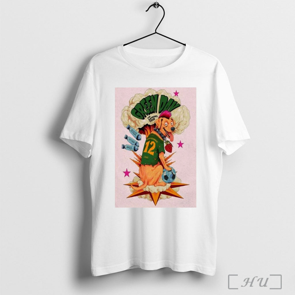 Officials Green Day Curitiba Brazil 9 12 2025 T Shirt