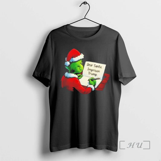 Officials Grinch Dear Santa Imprison Trump T-Shirts, Hoodie, Sweatshirt | WearSparks.com