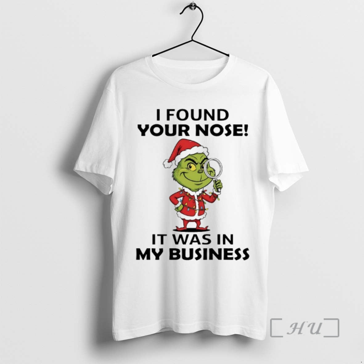Officials Grinch I Found Your Nose It Was In My Business Chirstmas 2025 Premium T-Shirts, Hoodie, Sweatshirt | WearSparks.com
