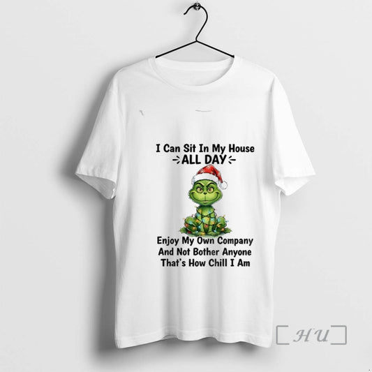 Officials Grinch I Can Sit In My House All Day Enjoy My Own Company And T-Shirts, Hoodie, Sweatshirt | WearSparks.com