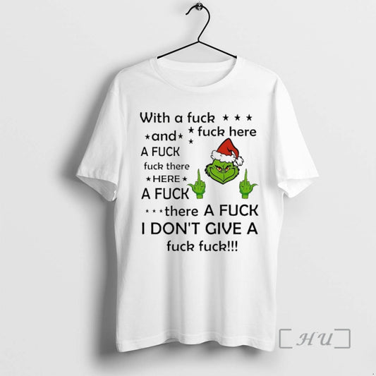 Officials Grinch With A Fuck And Fuck Here Christmas 2025 T-Shirts, Hoodie, Sweatshirt | WearSparks.com