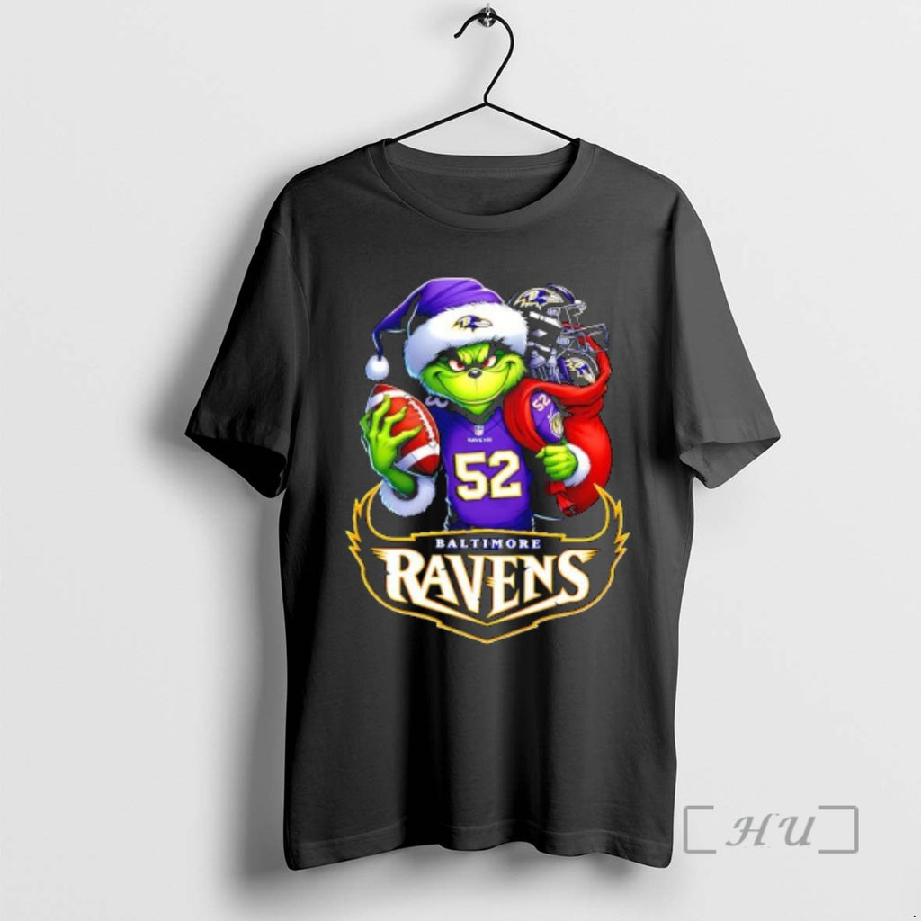 Officials Grinch Holding Baltimore Ravens Grinchmas