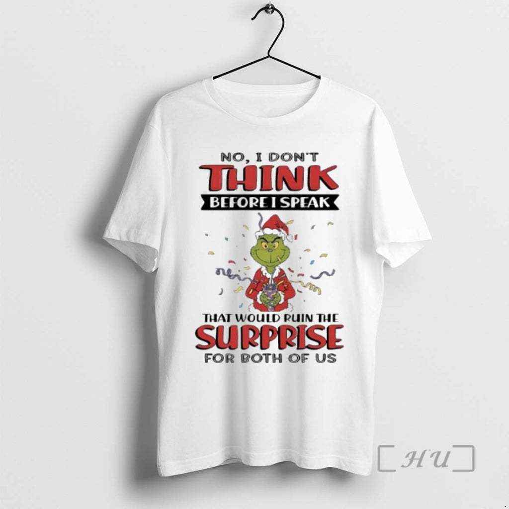 Officials Grinch No I Dont Think Before I Speak